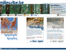 Tablet Screenshot of milieusite.be